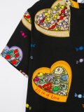heart box print T-shirt