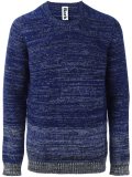 melange striped jumper