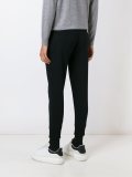 embroidered lightning bolt track pants