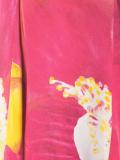 silk printed skirt