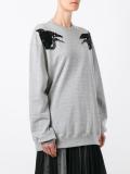 sequin bird sweatshirt