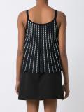 striped knit blouse