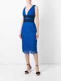 floral lace midi dress