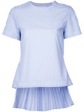 back pleated blouse 