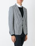 格纹西装夹克