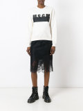 logo print sweatshirt