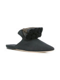 cone embellished mules