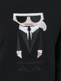 embroidered Karl sweatshirt