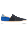 block panel slippers 