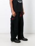 drop-crotch cargo sweatpants