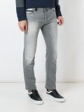 distressed detail jeans