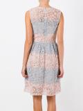 floral macramé dress