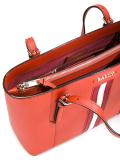 striped trim shoulder bag