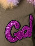 fur collar parka 