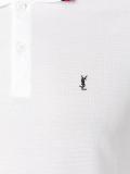 striped trim polo shirt