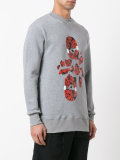 skateboard print sweatshirt