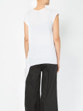 draped hem top