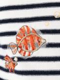 embellished striped jumper