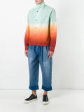 standing collar buttoned jacket
