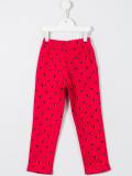 Eye print trousers