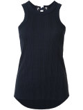 ribbed lace-back vest top