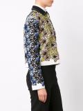 jacquard cropped jacket