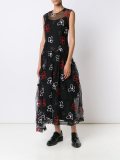 spooky embroidered flower dress