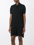 ribbed trim shift dress