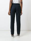 high waisted tapered trousers