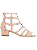 cut-out gladiator sandals