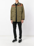 embroidered panel field jacket 
