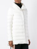 funnel neck padded coat