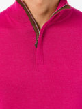 The Regent fine gauge half zip jumper