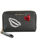 embellished zip purse
