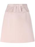 belted detailing skirt