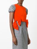 tied detail cropped top