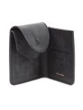 button flat wallet