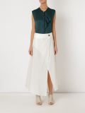side slit wrapped skirt