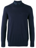 contrast back jumper