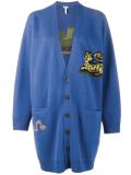 animal intarsia cardigan