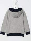 logo stripe hoodie