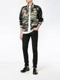 souvenir printed bomber jacket