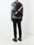 diagonal stripe backpack