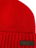 knitted ribbed hat