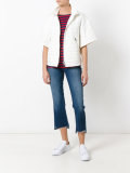 short sleeve quilted jacket