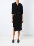 silk asymmetric dress