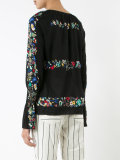 floral long sleeved henley