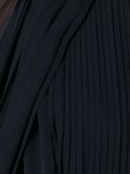 百褶斗篷袖晚礼服