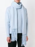 plain knitted scarf