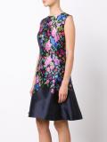 floral print flared dress